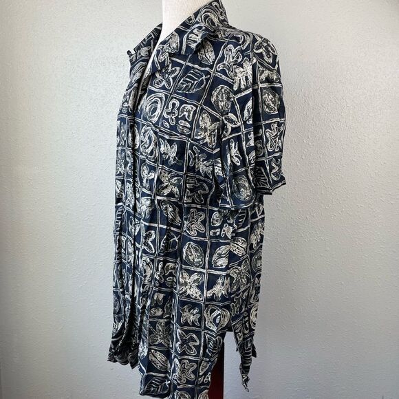 Rena Rowen for Saville Button Down Shirt Size 12 EUC - Picture 4 of 7